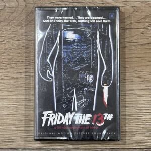 Friday the 13th SEALED Motion Picture Soundtrack Cassette 2023 Horror 80S Rare